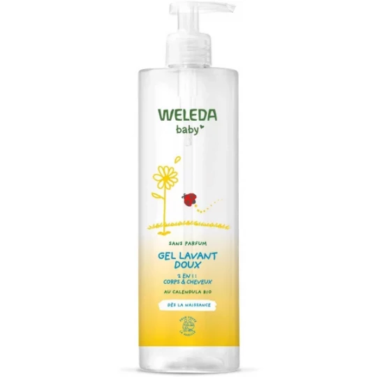 Weleda Baby Gel Lavant Doux Calendula Bio Sans Parfum