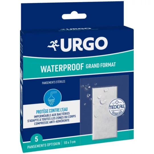 Urgo Pansements Waterproof Grand Format x 5