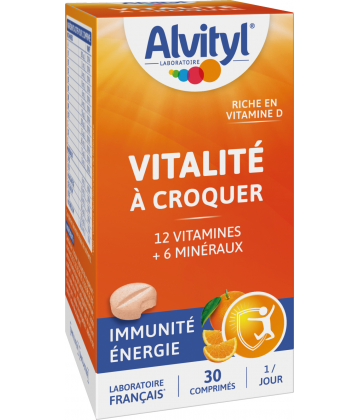 Alvityl Vitalité Parfum Orange Comprimés à Croquer x 30