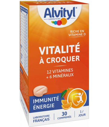 Alvityl Vitalité Parfum Orange Comprimés à Croquer x 30