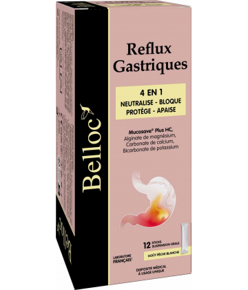 Belloc Reflux Gastriques Sticks Suspension Buvable x 12