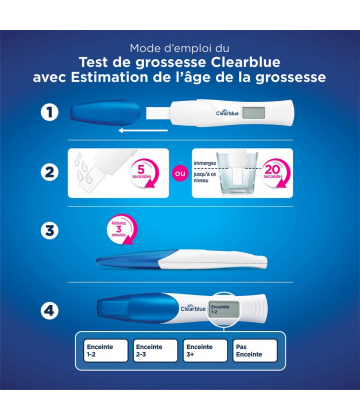 Clearblue Test de Grossesse Testez et Confirmez x 2