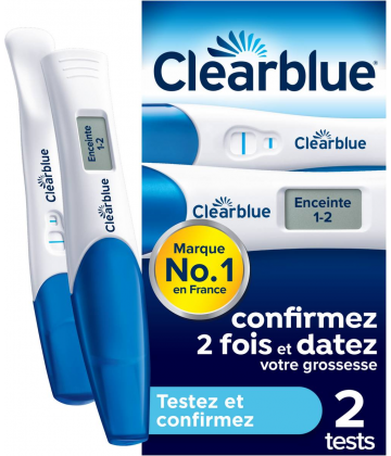 Clearblue Test de Grossesse Testez et Confirmez x 2