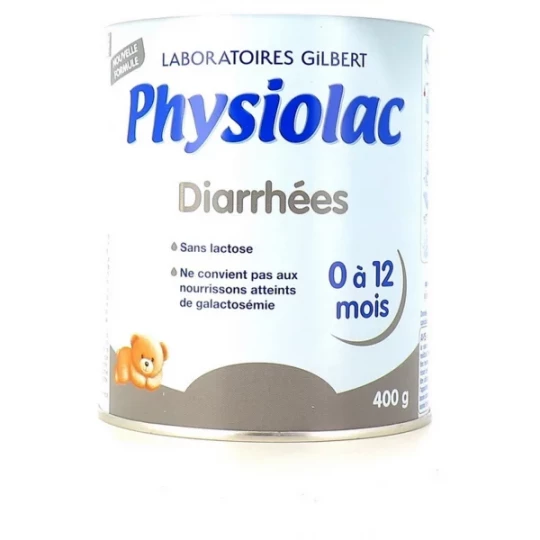 Physiolac Diarrhées Sans Lactose 0-12 mois 400 g