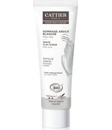 Cattier Gommage Unifiant Argile Blanche 100 ml