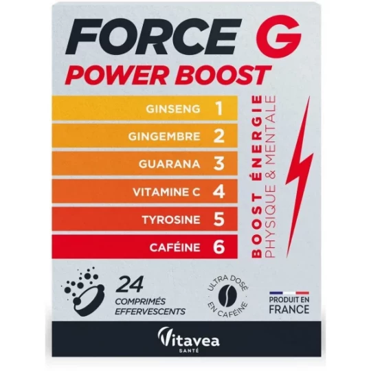 Vitavea Force G Power Boost Comprimés Effervescents x 24