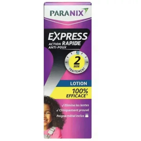 Paranix Express Action Rapide Anti-Poux 2 min Lotion + Peigne - image 2