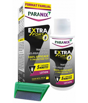 Paranix Express Action Rapide Anti-Poux 2 min Lotion + Peigne