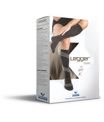 Legger Chaussettes Contention Homme Casual Coton Classe 2