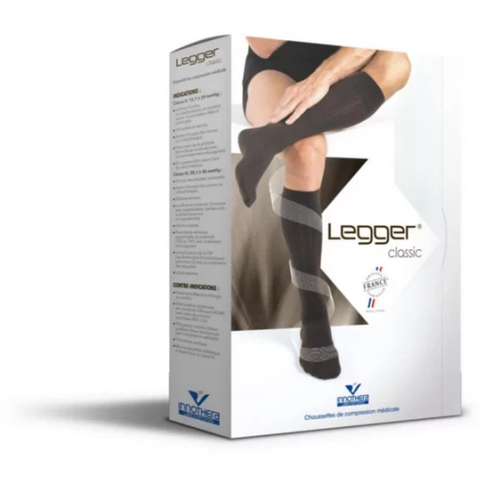 Legger Chaussettes Contention Homme Casual Coton Classe 2