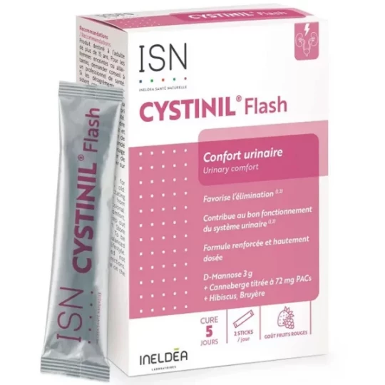 Ineldea Santé Naturelle Cystinil Flash Sticks x 10
