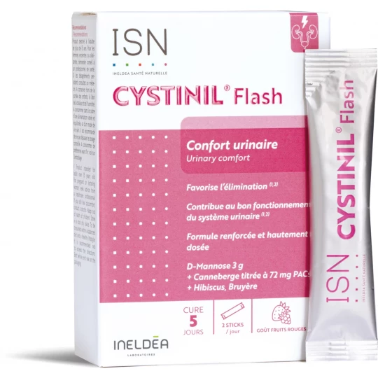 Ineldea Santé Naturelle Cystinil Flash Sticks x 10