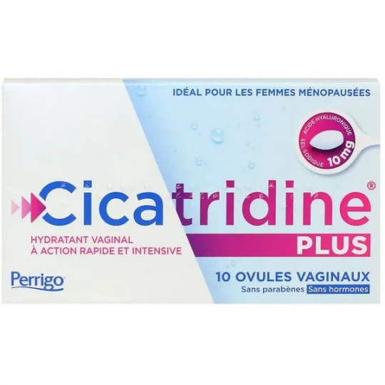 Cicatridine Plus Acide Hyaluronique Ovules Vaginaux x 10