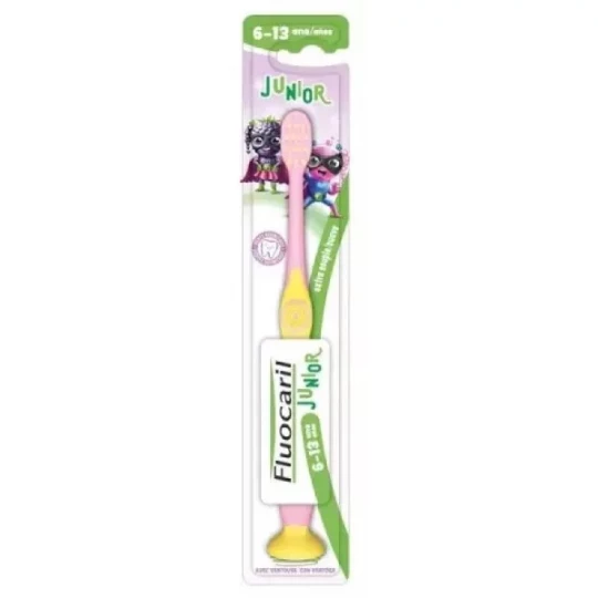 Fluocaril Junior Brosse à Dents Extra Souple 6-13 Ans
