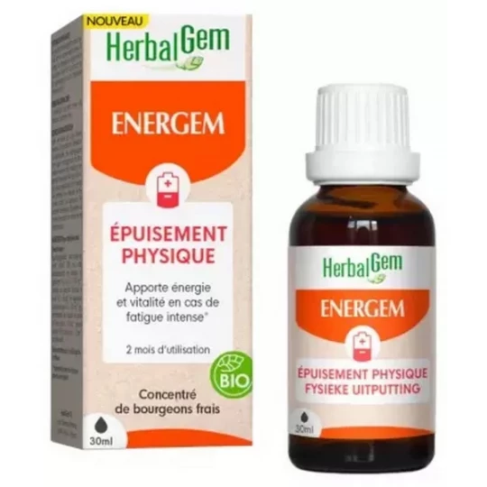 HerbalGem Energem Epuisement Physique Bio 30 ml