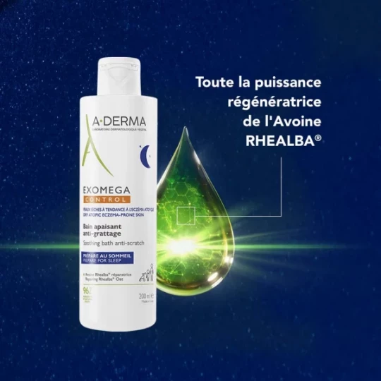 A-Derma Exomega Control Bain Apaisant 200 ml - image 4