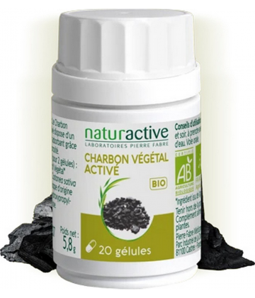 Naturactive Charbon Végétal Activé Bio Gélules