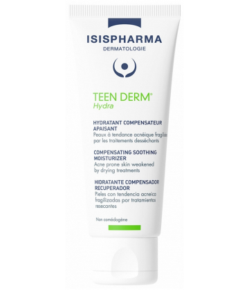 Isispharma Teen Derm Hydra Soin Compensateur Apaisant Crème 40 ml