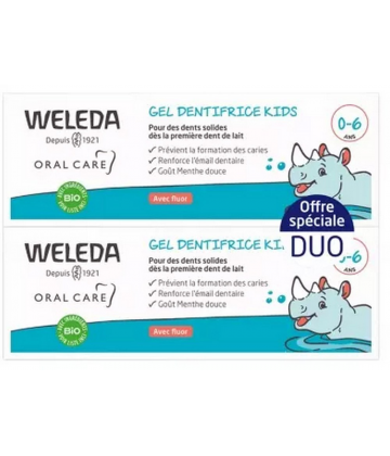 Weleda Gel Dentifrice Kids 0-6 Ans