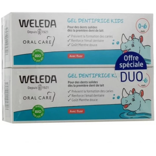 Weleda Gel Dentifrice Kids 0-6 Ans