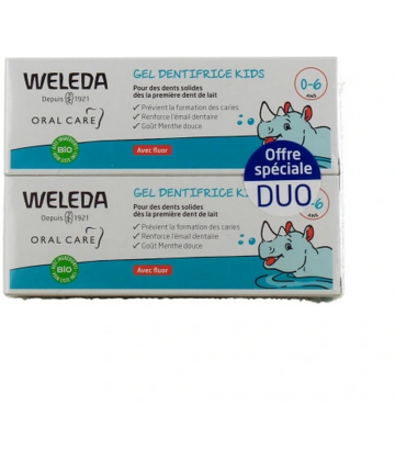 Weleda Gel Dentifrice Kids 0-6 Ans