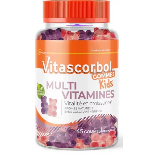 Vitascorbol Multivitamines Kids Gommes x 45