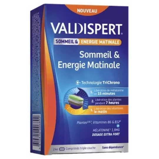 Valdispert Sommeil & Energie Matinale Comprimés x 24