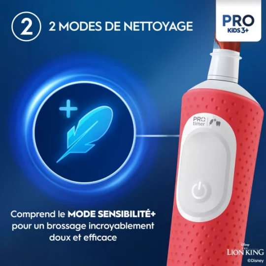Oral'B Pro Kids 3+ Brosse à Dents Électrique Le Roi Lion - image 4