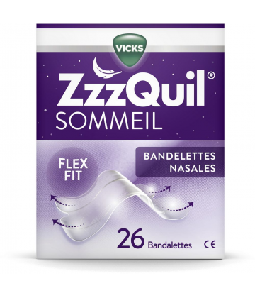 ZzzQuil Sommeil Bandelettes Nasales x 26