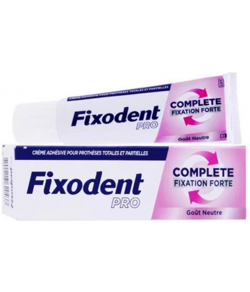 Fixodent Pro Complete Fixation Forte Arôme Neutre 47 g