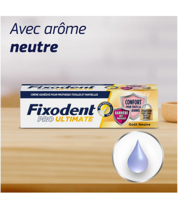 Fixodent Pro Ultimate Crème Adhésive Pour Prothèses Totales & Partielles