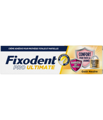 Fixodent Pro Ultimate Crème Adhésive Pour Prothèses Totales & Partielles
