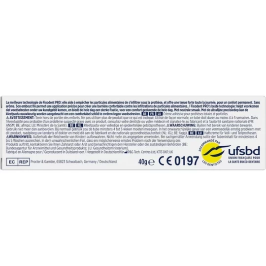 Fixodent Pro Ultimate Crème Adhésive Pour Prothèses Totales & Partielles - image 10