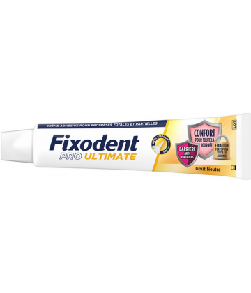 Fixodent Pro Ultimate Crème Adhésive Pour Prothèses Totales & Partielles
