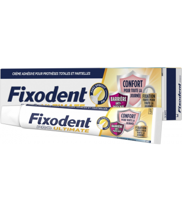 Fixodent Pro Ultimate Crème Adhésive Pour Prothèses Totales & Partielles