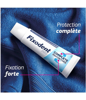 Fixodent Pro Complete Fixation Forte Arôme Frais
