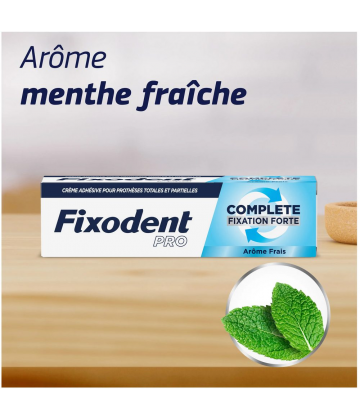 Fixodent Pro Complete Fixation Forte Arôme Frais