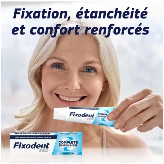Fixodent Pro Complete Fixation Forte Arôme Frais - image 5