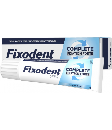 Fixodent Pro Complete Fixation Forte Arôme Frais