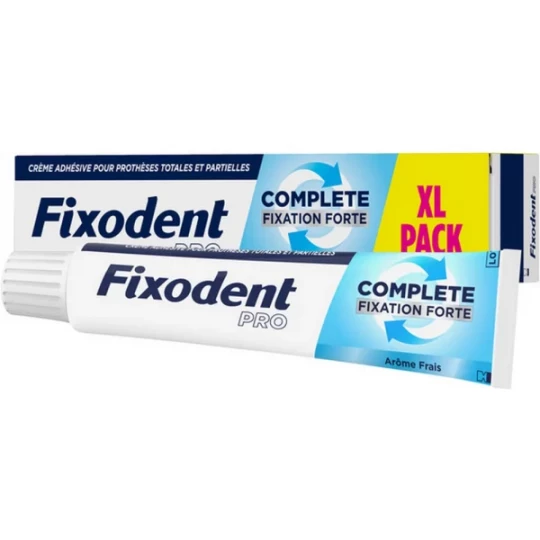 Fixodent Pro Complete Fixation Forte Arôme Frais
