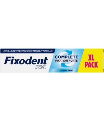Fixodent Pro Complete Fixation Forte Arôme Frais