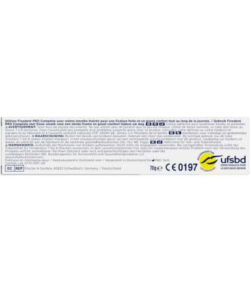 Fixodent Pro Complete Fixation Forte Arôme Frais