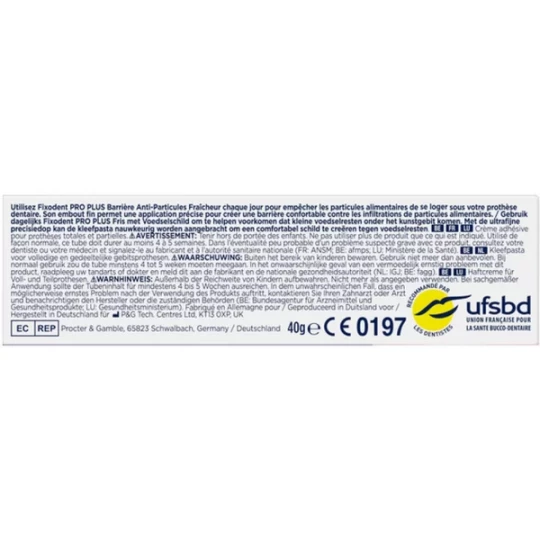 Fixodent Pro Plus Crème Adhésive - image 20