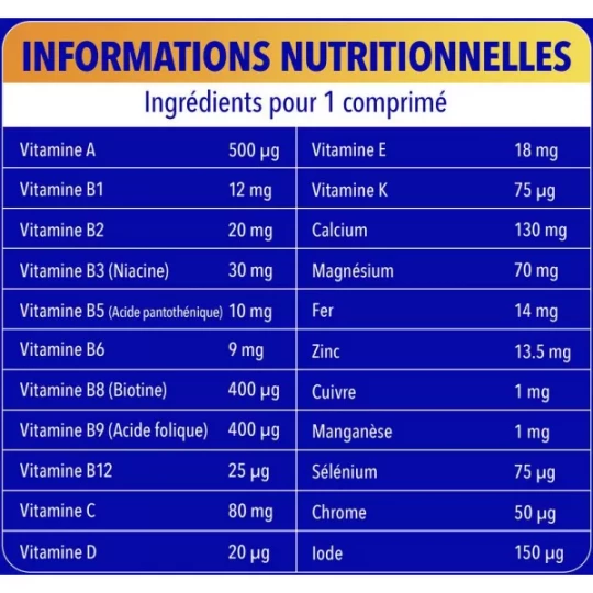 Bion 3 Multi & Oméga 3 Comprimés x 30 + Capsules x 30 - image 7