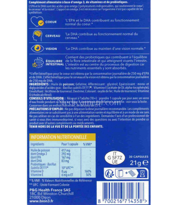 Bion 3 Oméga 3 Capsules x 30