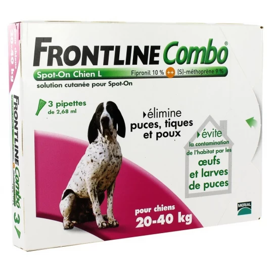 Frontline Combo Chien L x 3
