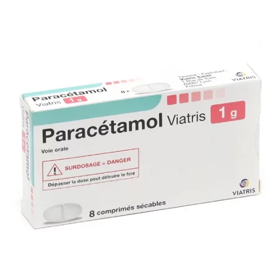 Paracétamol Viatris 1 g Comprimés x 8