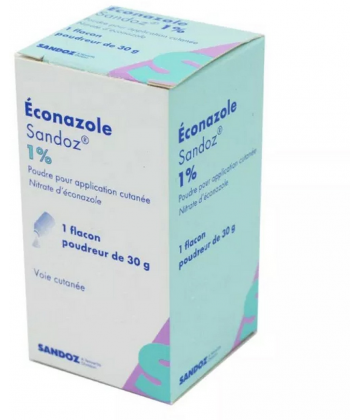 Sandoz Econazole 1% Poudre 30 g
