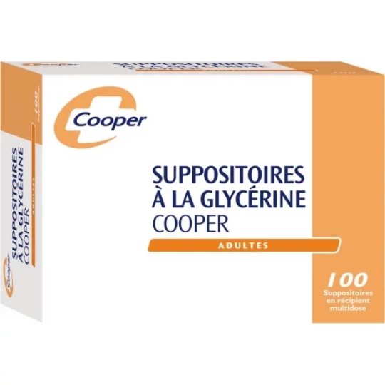 Cooper Suppositoire à la Glycérine Adulte
