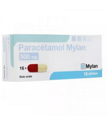 Paracétamol Viatris 500 mg Gélules x 16